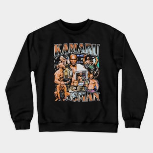Kamaru Usman Vintage Bootleg Crewneck Sweatshirt
